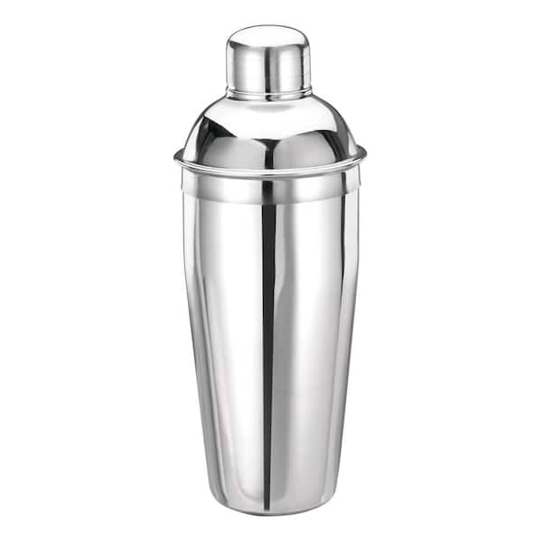 Winco 28 oz. Stainless Steel 3-Piece Deluxe Bar Shaker