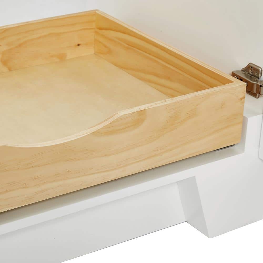 White Double Freestanding Bathroom Vanity with Quartz Top