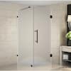 Aston Aquadica In X In X In Frameless Corner Hinged Shower Door With Frosted Glass