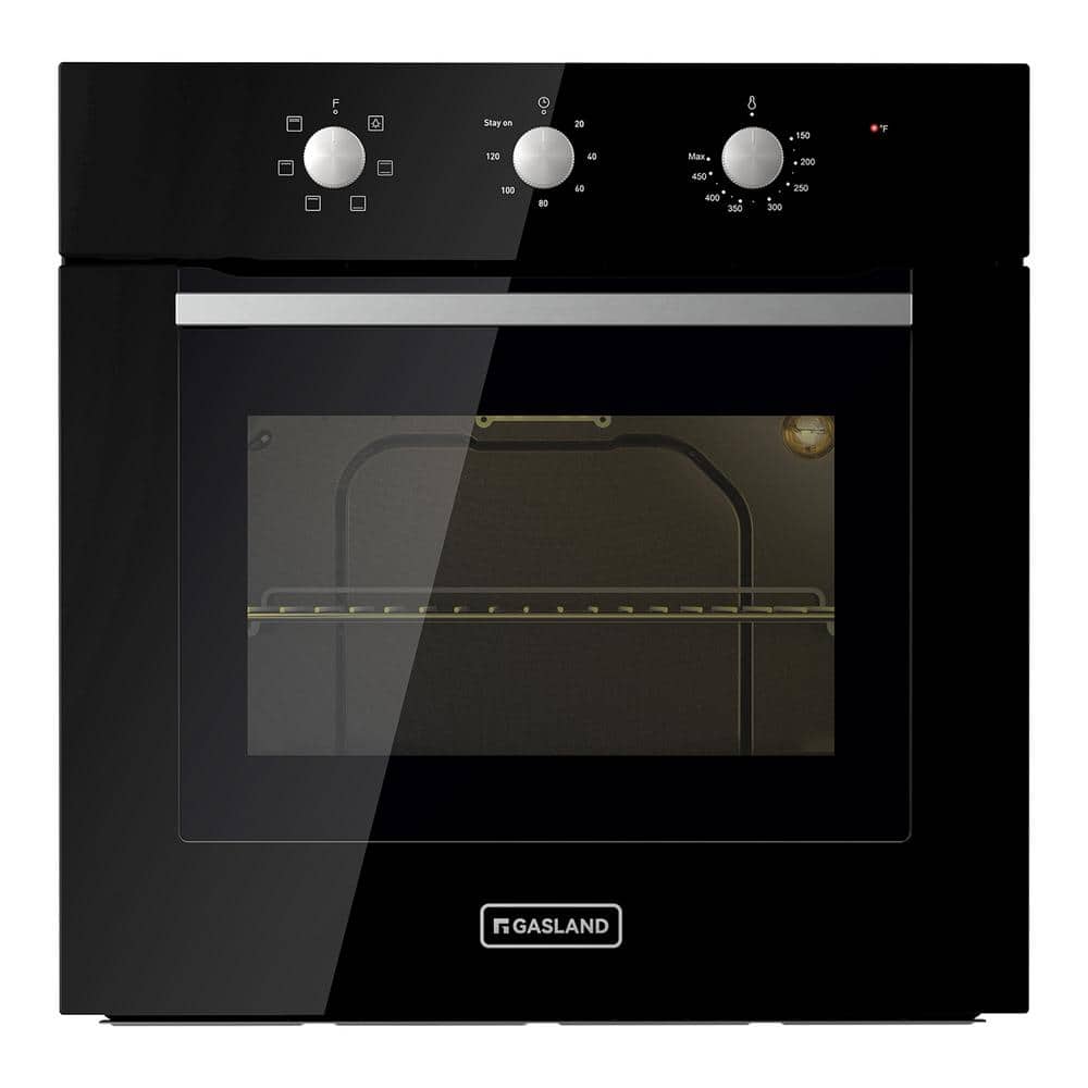 24 in. Built-In Single Electric Wall Oven in Black, CSA Certified