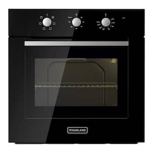 24 in. Built-In Single Electric Wall Oven in Black Glass, CSA