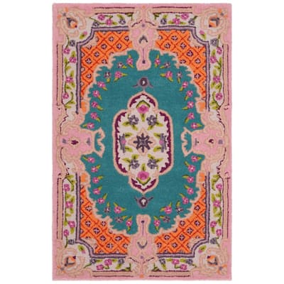 Safavieh Bellagio Blue Pink 8 Ft X 10 Area Rug Blg535m The Home Depot Safavieh Bellagio Blue Pink 8 Ft X 10, 24 Round Rug Pink