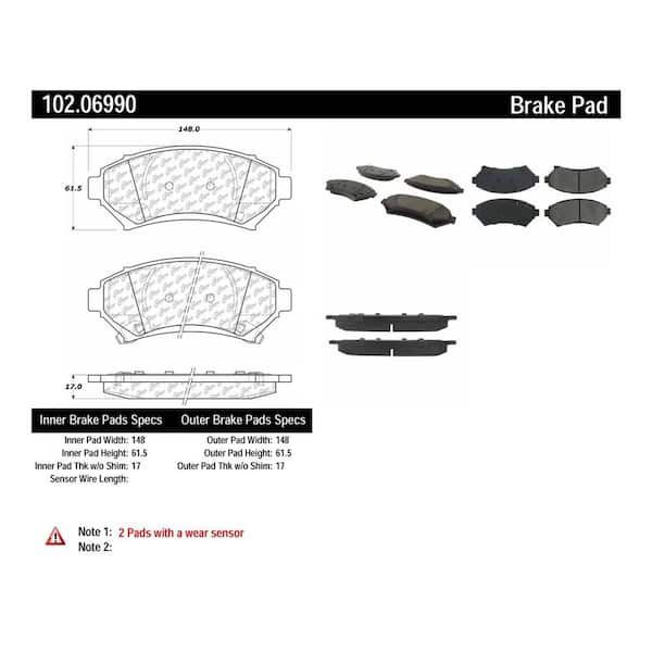 Centric Parts Disc Brake Pad Set