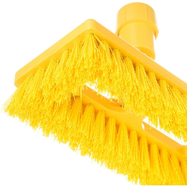 1in Yellow Brush - Medium Stiffness - Long Bristles - Bathroom