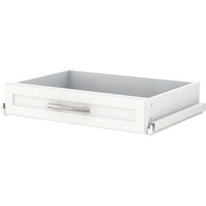 4.2126 in. H x 24 in. W White Wood Drawer