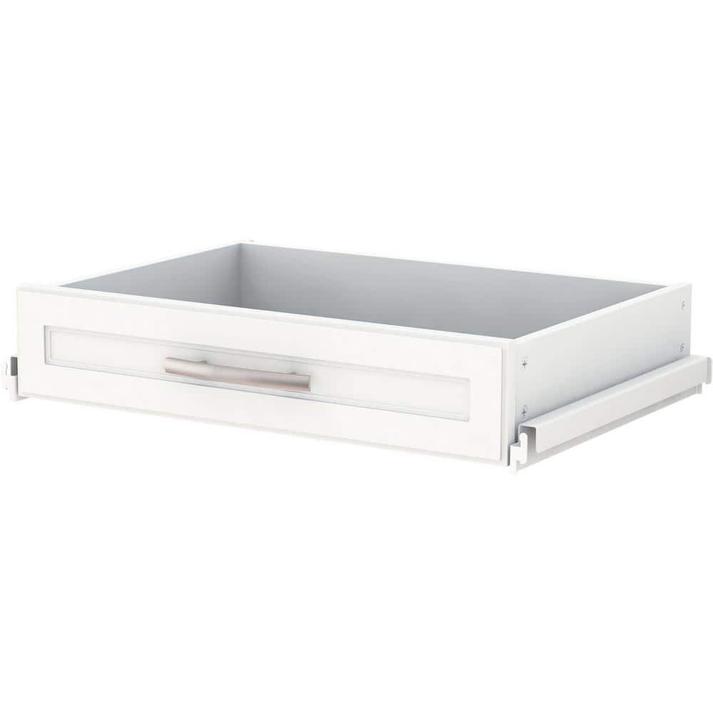 CLOSETS By LIBERTY 4.2126 in. H x 24 in. W White Wood Drawer HS0001-RW ...