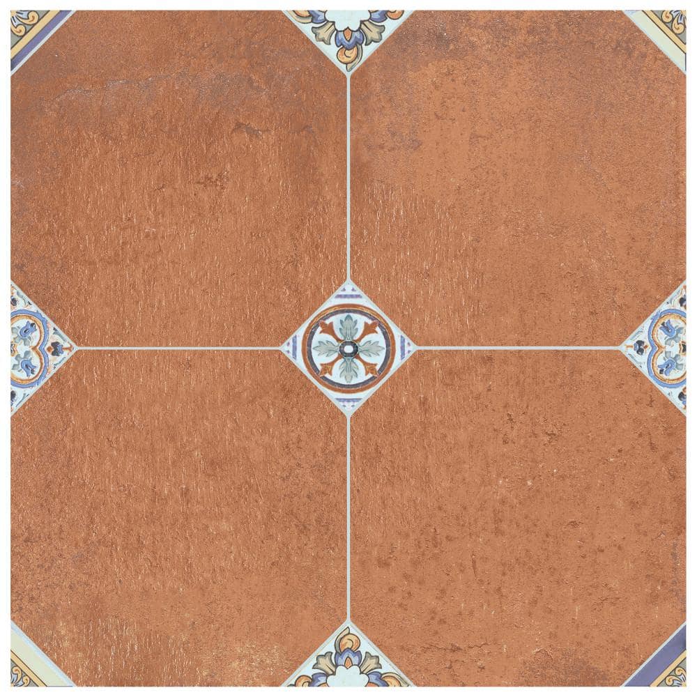 Manises Decor Cuero 13-1/8 in. x 13-1/8 in. Ceramic Floor and Wall Take Home Tile Sample price history on PriceWatchPro