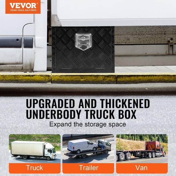 thumbnail image 2 of VEVOR Semi-Truck Step Tool Box, 31" X 30" X 19" Heavy Duty 2 of 9