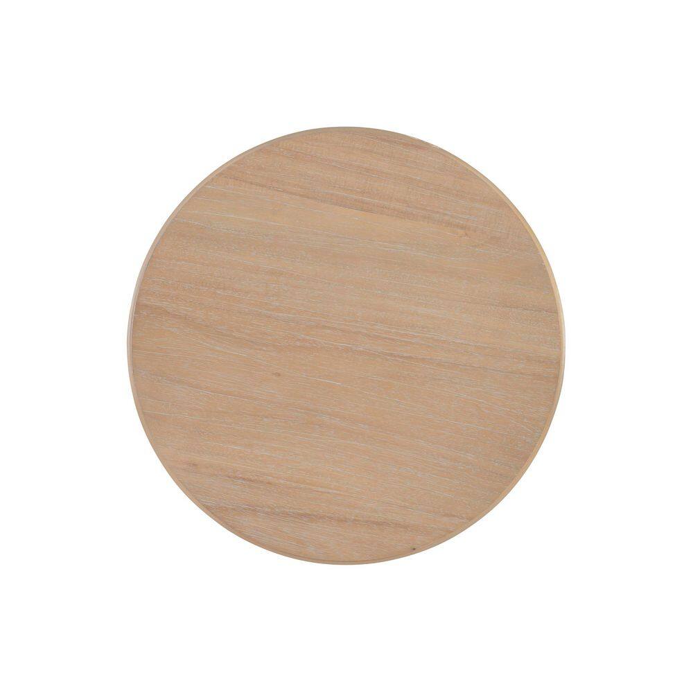 Spencer 17 in. Navy Blue Round Wood End Table - thumbnail 4