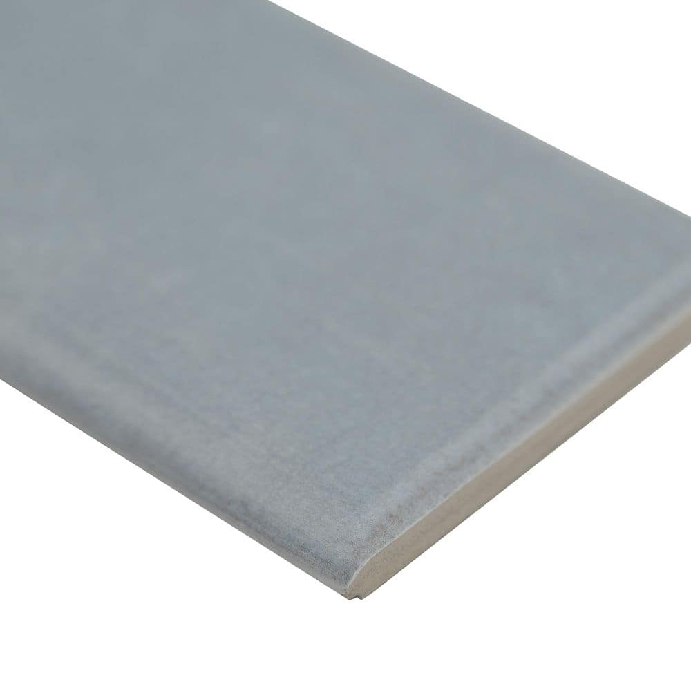 Lakeview Sky Bullnose 3 in. x 12 in. Glossy Ceramic Wall Tile (10 lin. ft./Case) price history on PriceWatchPro