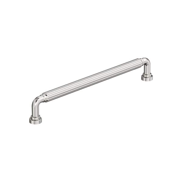 Amerock Cowrie 8-13/16  in. (224mm) Center-to-Center Polished Nickel Arch Cabinet Pull
