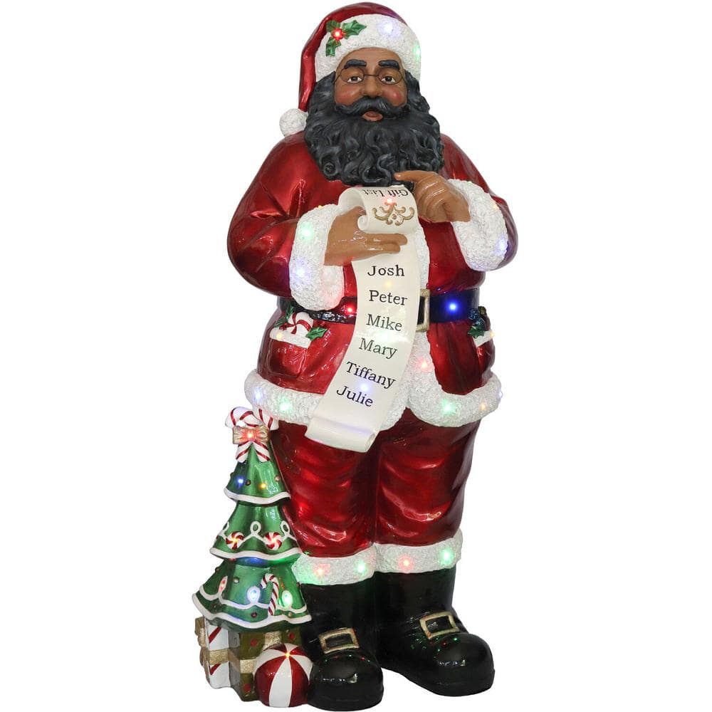48 in. Christmas Santa Claus with Naughty and Nice Scroll