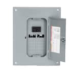 Homeline 100 Amp 12-Space 24-Circuit Indoor Main Breaker Plug-On Neutral Load Center with Cover