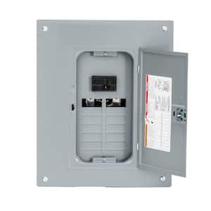 Homeline 100 Amp 12-Space 24-Circuit Indoor Main Breaker Plug-On Neutral Load Center with Cover(HOM1224M100PC)