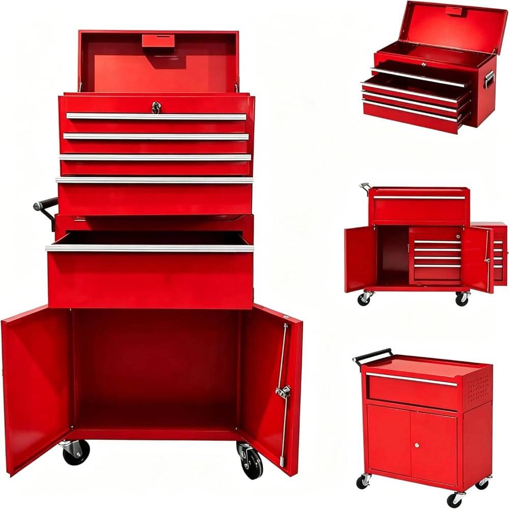 5-Drawer Rolling Tool Chest with Wheels & Locking System, Portable Tool Cabinet for Garage, Workshop, Mechanic price history on PriceWatchPro