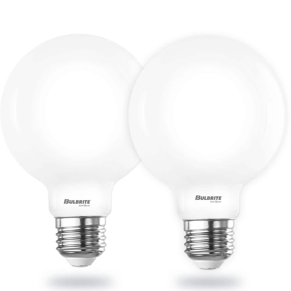 9-Watt G25 LED Light Bulbs Warm Dimming 3000K (Soft White) - 1800K (Candlel