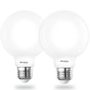 9-Watt G25 LED Light Bulbs Warm Dimming 3000K (Soft White) - 1800K (Candlelight) 800 Lumens (2-Pack)