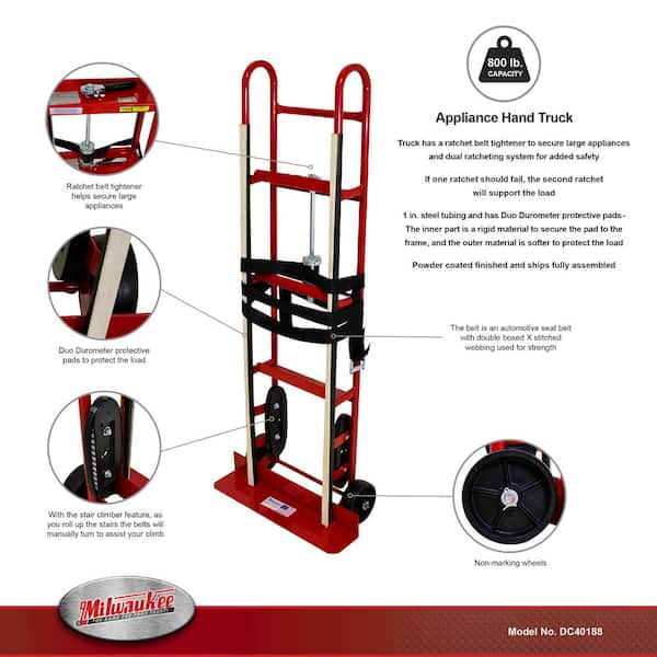 800 lb Capacity Heavy Duty Appliance Truck