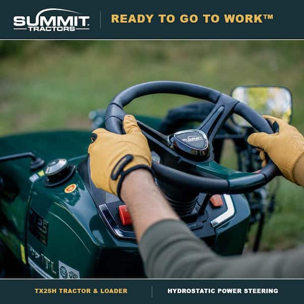 Summit Tractors Summit TX25H Tractor & LX85 Loader TX25HLX85 - The