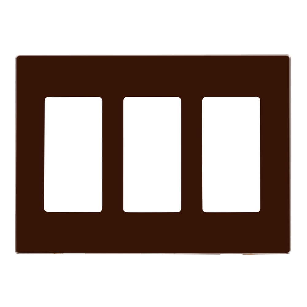 3-Gang Brown Decora/Rocker Polycarbonate Standard Screwless Wall Plate (5-Pack) 80311-B price history on PriceWatchPro