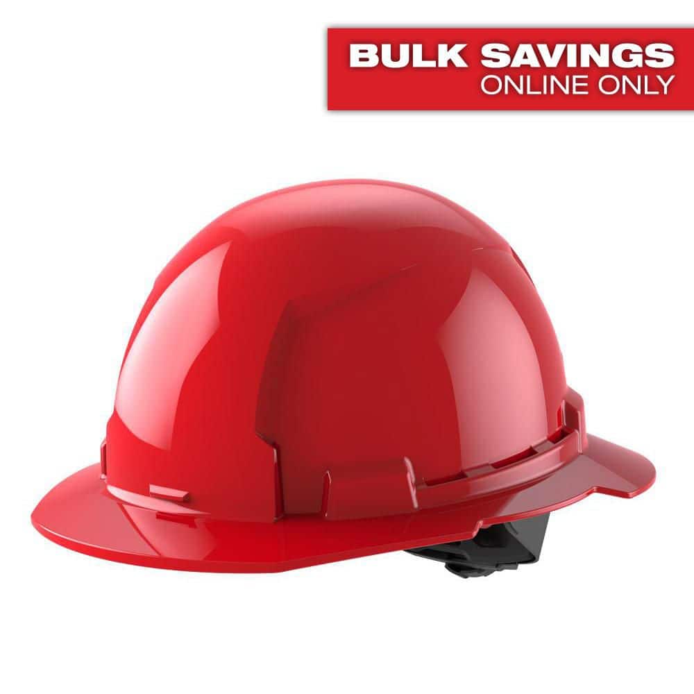BOLT Red Type 1 Class E Full Brim Non-Vented Hard Hat with 4 Point Ratcheting Suspension price history on PriceWatchPro