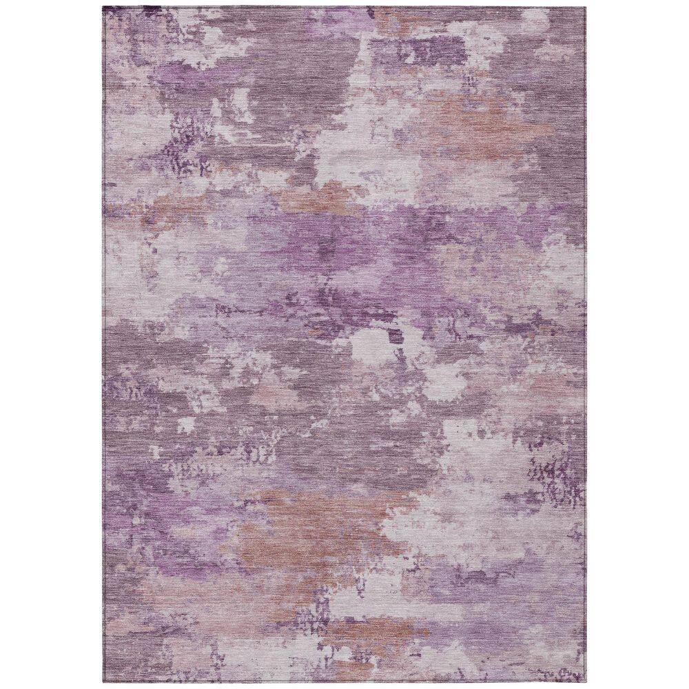Chantille Machine Washable Indoor/Outdoor Abstract ACN2812 Plum 8 ft. x 10 ft. Area Rug price history on PriceWatchPro