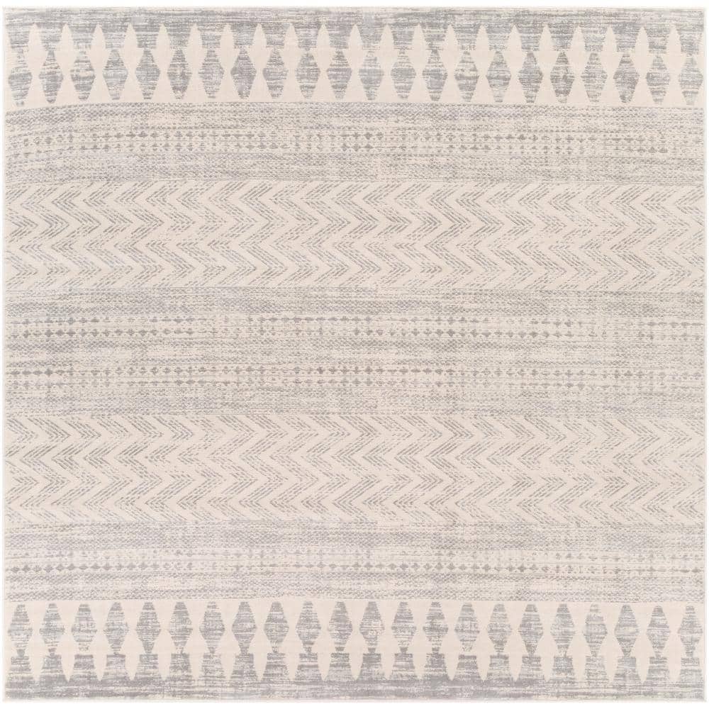 Haruhi Light Gray 8 ft. x 8 ft. Indoor Area Rug price history on PriceWatchPro