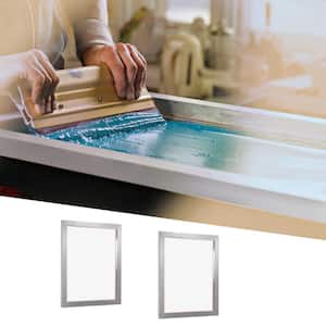 Screen Printing Kit, 2-Pieces Aluminum Silk Screen Printing Mesh, 20 x 24 in. 230-Count Mesh Silk Screen Printing Frame