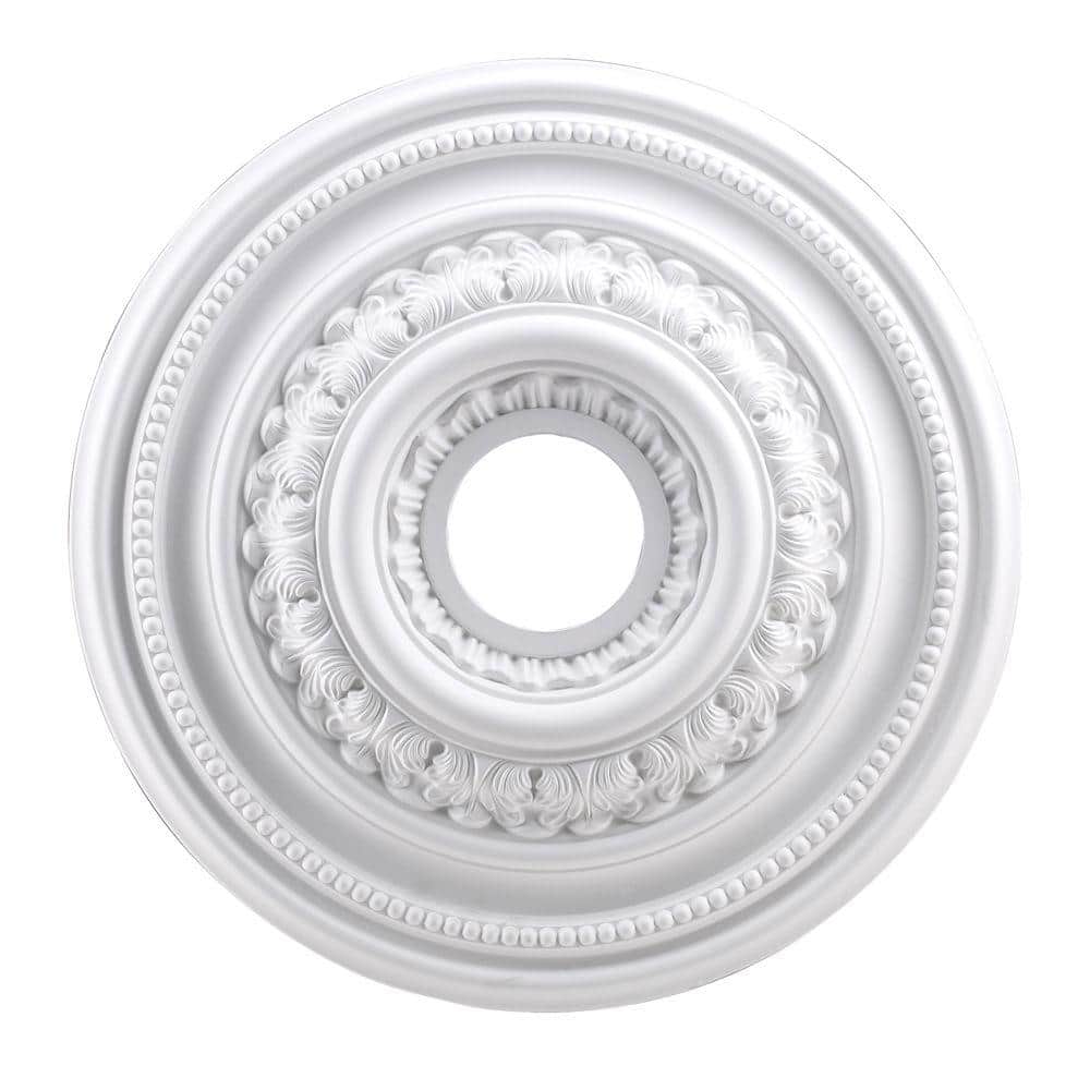 Titan Lighting English Study 18 in. White Ceiling MedallionTN5937