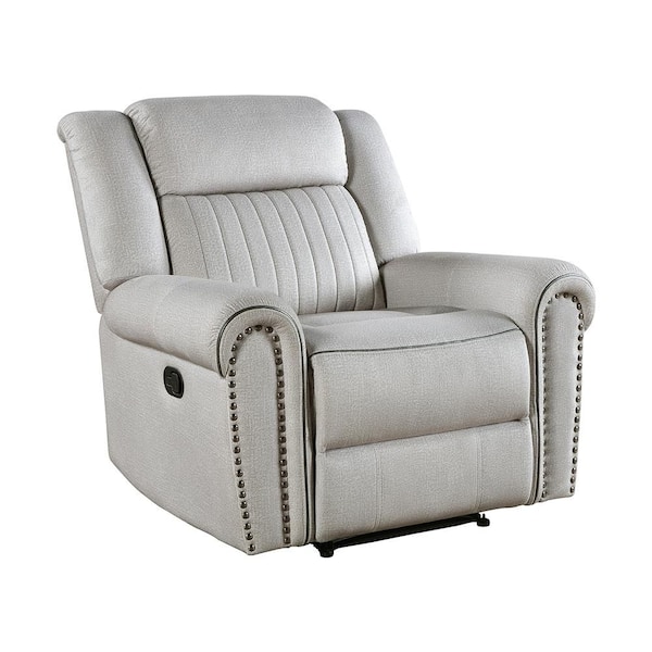 Abington Mist Microfiber Manual Recliner