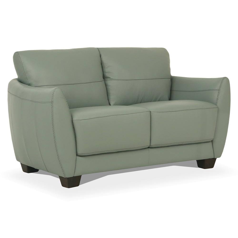 Acme Furniture Valeria 57 in. Watery Leather 2Seat Loveseats 54951