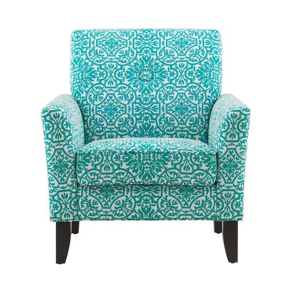 teal turquoise accent chair