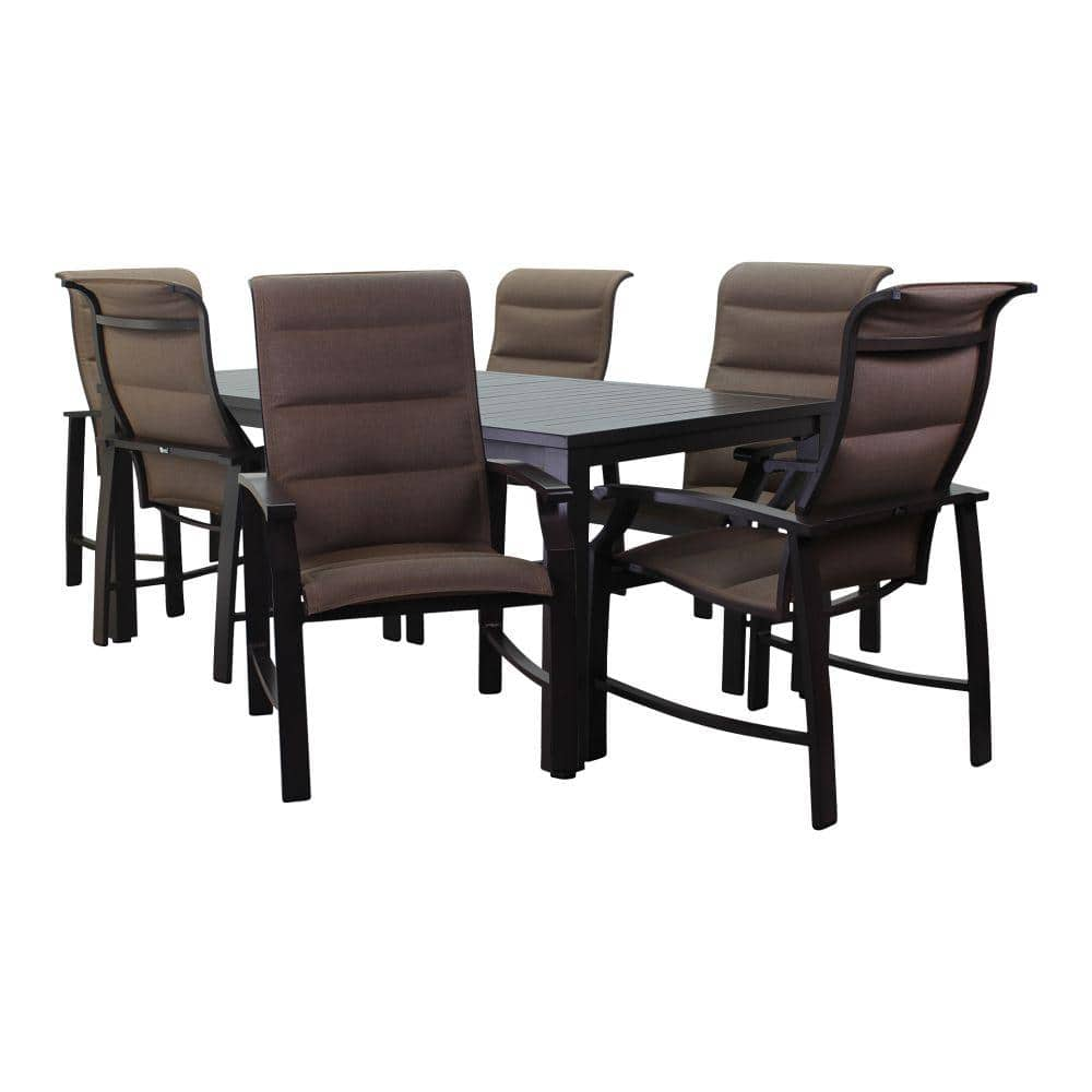 madison premium padded patio set 6pc