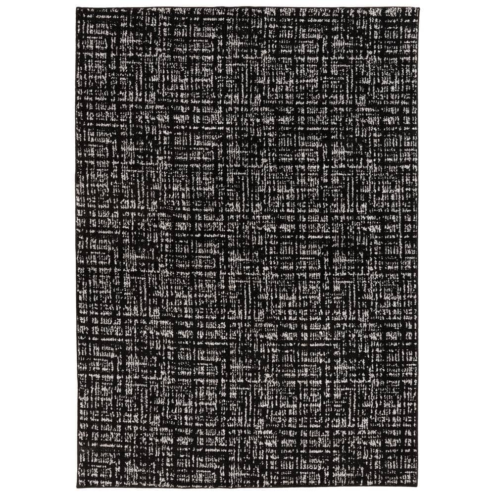 Motley Black/Gray 8 ft. x 10 ft. Area Rug