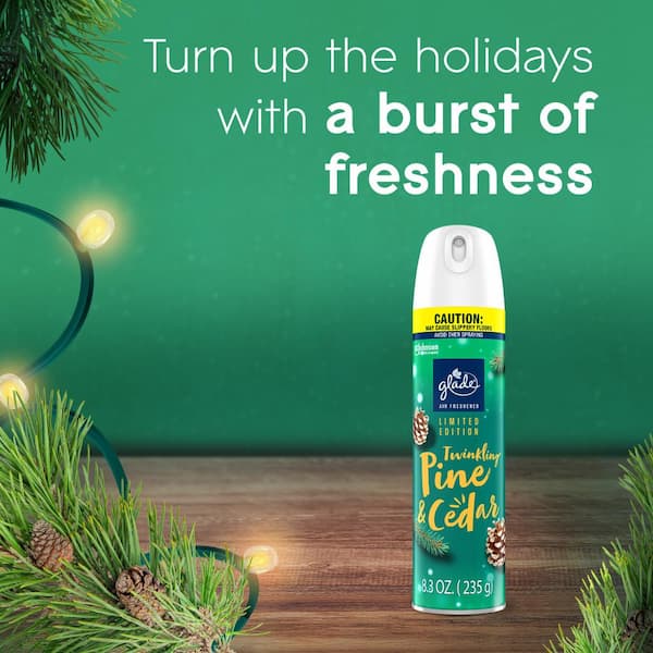 8.3 oz. Twinkling Pine and Cedar Air Freshener Spray
