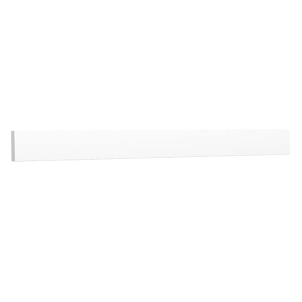 Wyndham Collection 36 in. Cultured Marble Backsplash in White