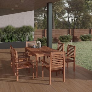 Milano 7-Piece Rectangular Patio Dining Set