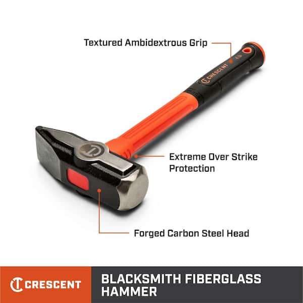 4 lbs. Fiberglass Blacksmith Hammer