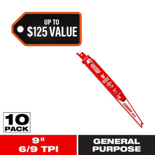 DIABLO 9 in. 6/9 TPI Demo Demon Carbide Teeth Reciprocating Saw