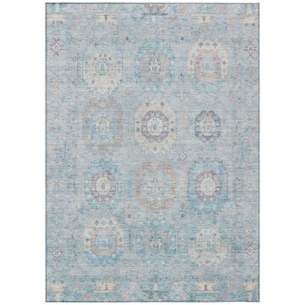 Addison Rugs Chantille Machine Washable Indoor/Outdoor Abstract ACN2227 Sky 5 ft. x 7 ft. 6 in. Area Rug