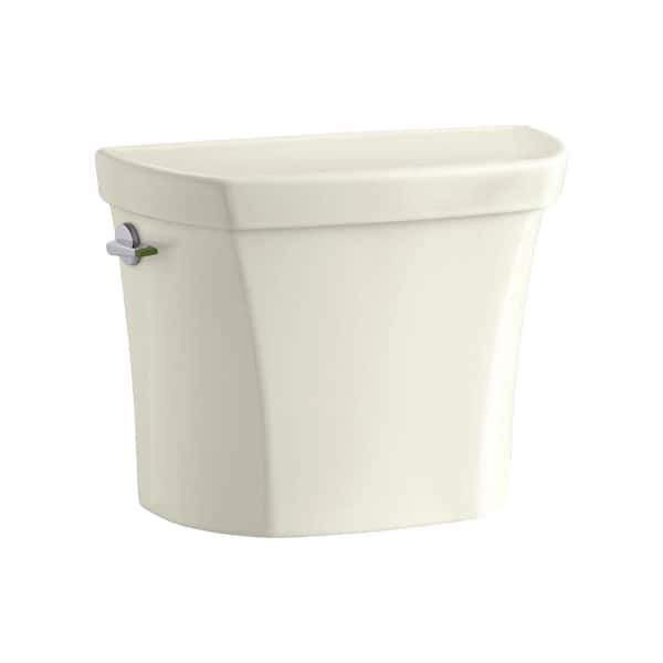 KOHLER Wellworth 1.1 or 1.6 GPF Dual Flush Toilet Tank Only in Biscuit