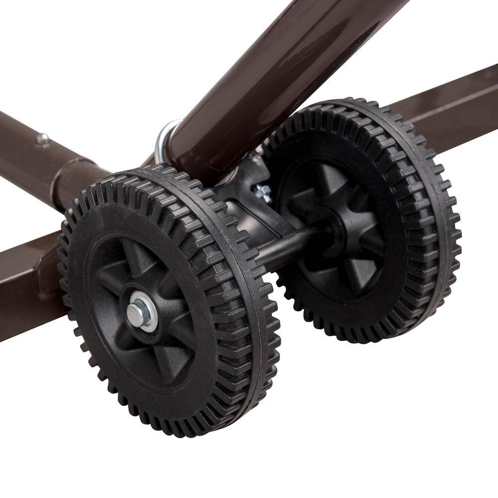 Universal Black Plastic Hammock Wheel Set for Easy Mobility