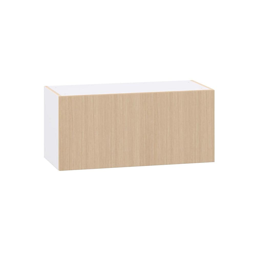 Timberline 33 in W x 14.75 in D x 20 in H Assembled Shaker Wall Bridge Kitchen Cabinet in Mojavi Oak with Lift Up Door price history on PriceWatchPro
