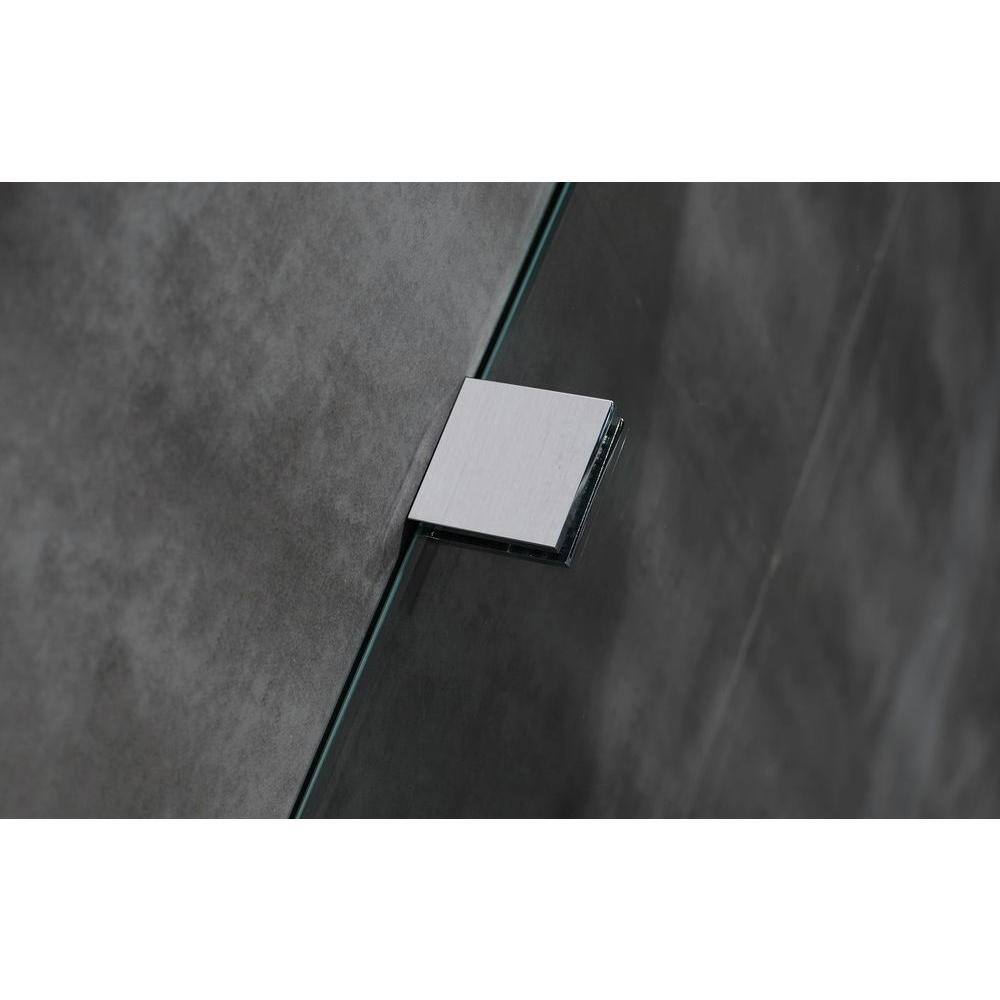 Moselle Stainless Steel Frameless Sliding Shower Enclosure