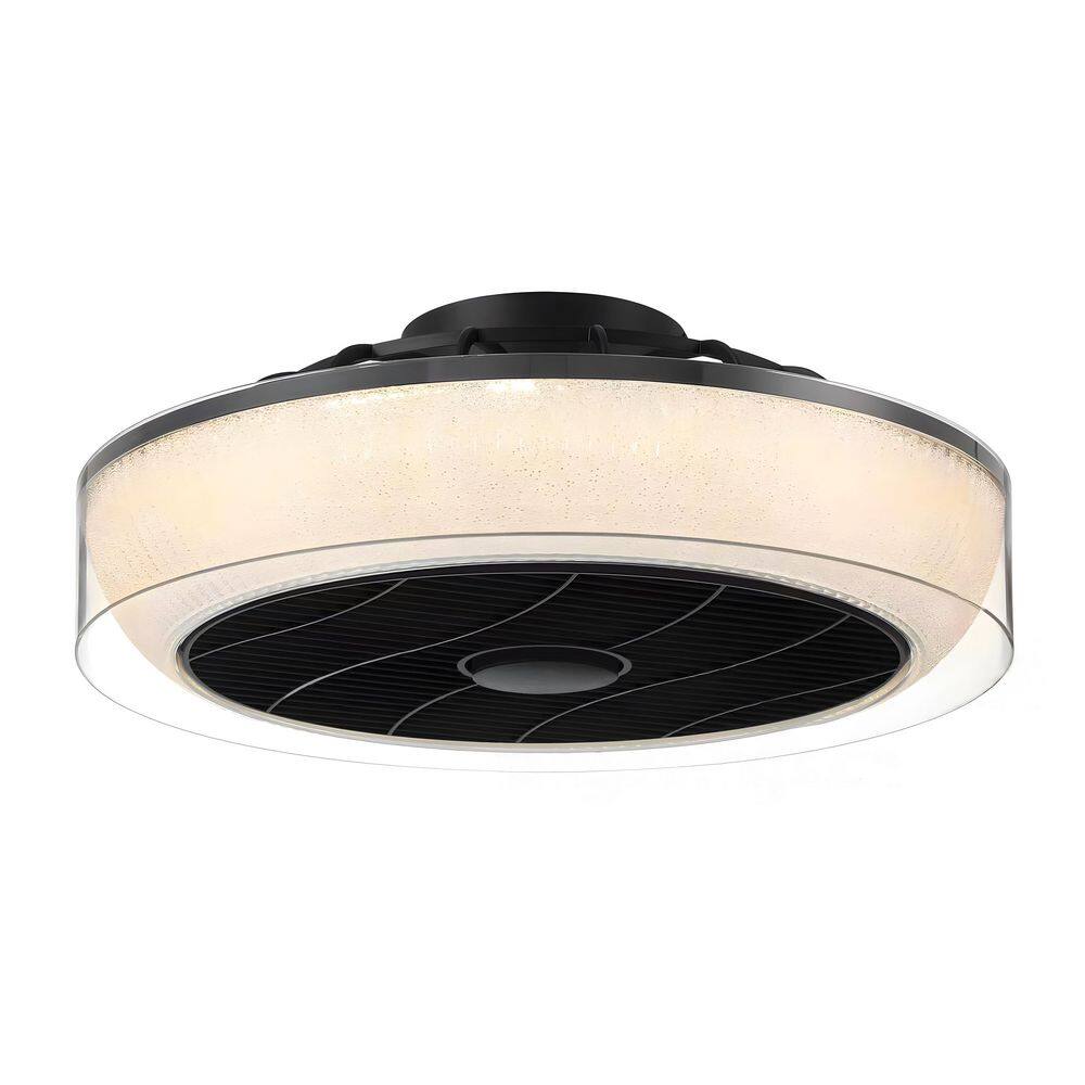 Pompton 20 in. Indoor Black Fandelier Ceiling Fan with 3 CCT Integrated LED and Remote Control price history on PriceWatchPro
