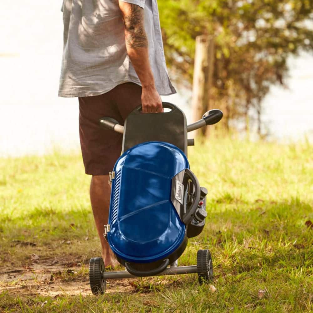 Coleman Blue and Black Portable Propane Gas Grill