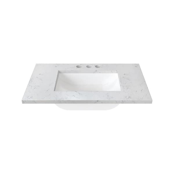 J Collection 31 In W X 22 D, 31 Vanity Top With Undermount Sink