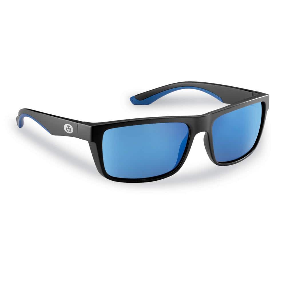 Flying Fisherman Streamer Polarized Sunglasses in Matte Black