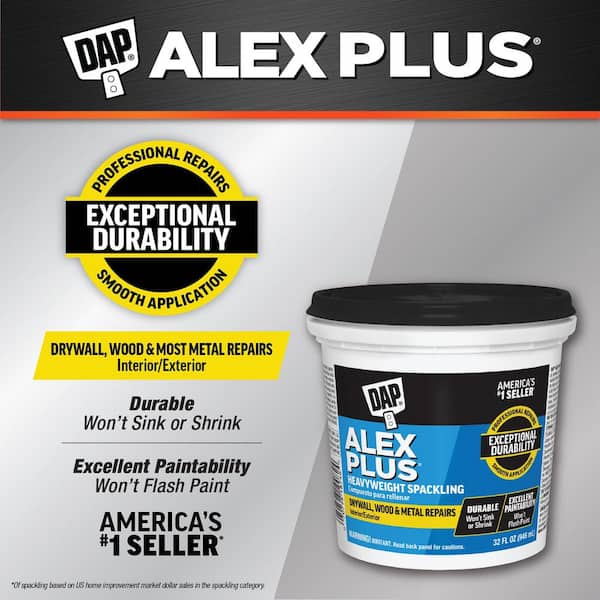 Alex Plus 32 oz. High Performance Spackling Paste (8-Pack)