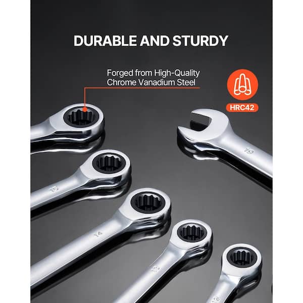 WEDO Stainless Steel Scaffold Podger Ratchet Wrench,Double